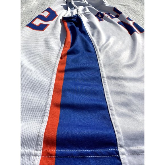 Nike Detroit Pistons Hamilton #12 Men White Jersey Mesh Sewn  Large Sports Core - Picture 13 of 14